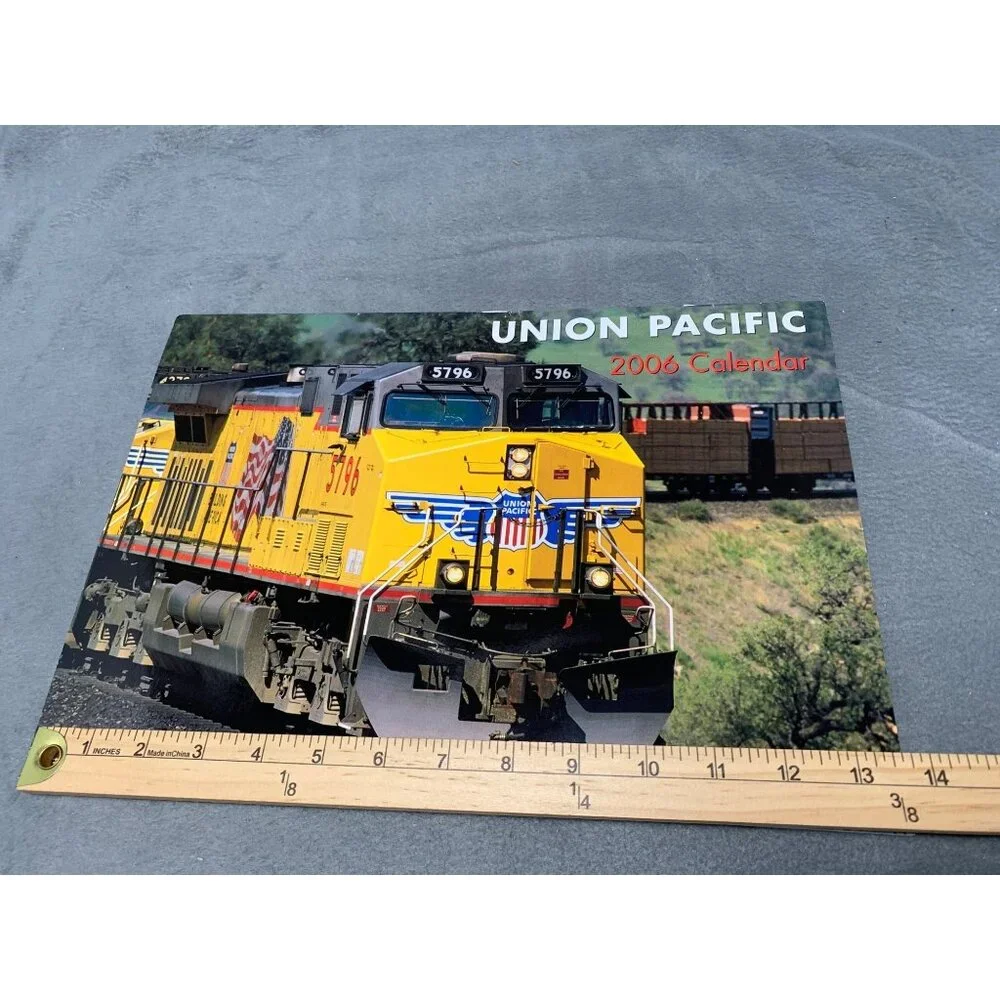 Union Pacific 2006 Calendar Vintage Railroad Train Photography Collectible